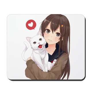 Mouse Pad Ergonomico Rebol Anime Menina Girl Escolar - Lmoon