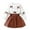 2-Brown, variant on Gaexia Girls Fall Clothes Size 10-12 ,And Cool Girls Outfits Two Piece Bow Knit Top With Skirt Fashion Toddler Girl For And Fall