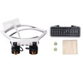 thumbnail image 2 of LED Magnifying Glass Kit, 1.5X 3X 4X 5X 6X 7X 10X Detachable Stand Head Mounted Magnifier  for Painting Welding Projects, 2 of 7