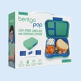 thumbnail image 7 of Bentgo® Pop - Leak-Proof Lunch Box & Removable Divider for Ages 8+ & Teens - Lunch Container Holds 5 Cups of Food; 3-4 Compartments; Microwave/Dishwasher Safe; 2 Year Warranty (Spring Green/Blue), 7 of 7