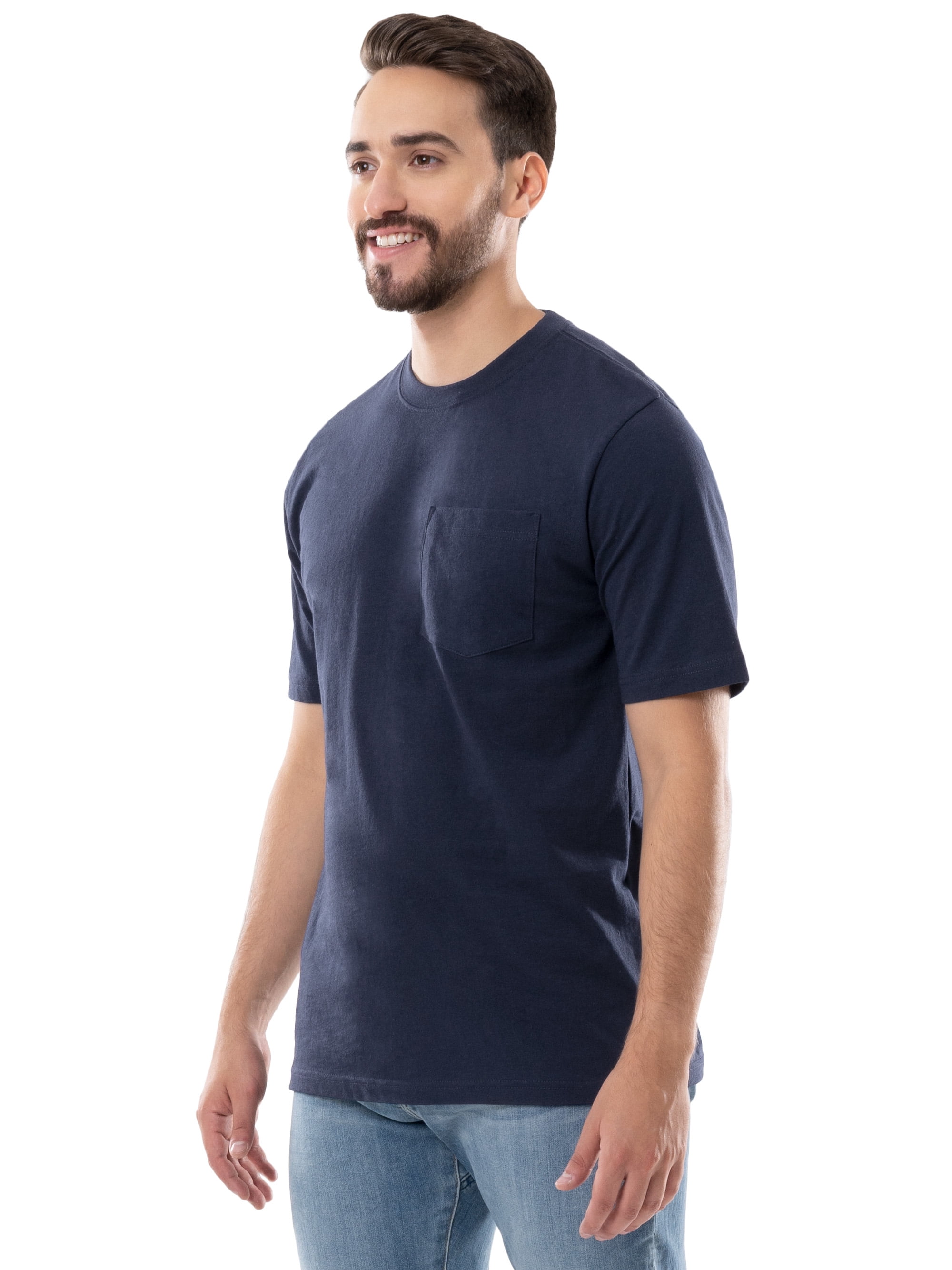 Brahma Men's Short Sleeve Workwear T-Shirt, Size S-4XLT (Men's, Big Men's, and Tall)