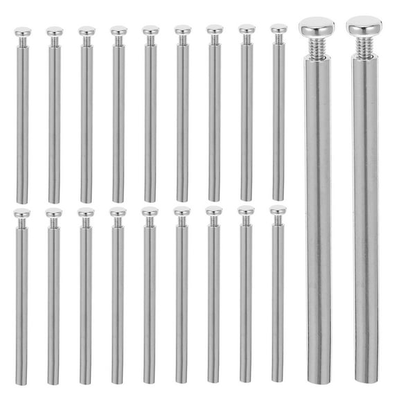 MLINS  20 Sets Framing Nails Mounting Hardware Hanging Frame Polish Holder Wall Silver