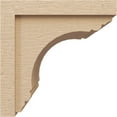 thumbnail image 3 of 12"W x 12"D x 12"H Wide Warren Rough Cedar Woodgrain TimberThane Corbel, Primed Tan, 3 of 6
