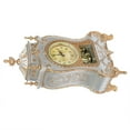 thumbnail image 4 of Vintage Style Plastic Table Clock Antique Home Hotel Decorative Desk Alarm Clocks(White), 4 of 14