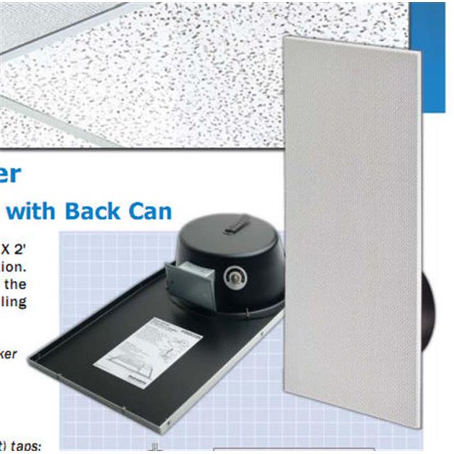 Bogen CSD1X2 1 x 2 Haut-Parleur de Plafond Blanc - Pack de 2