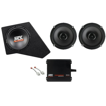 sub wrangler mtx subwoofer jk speakers jeep amp 2007 door box
