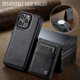 thumbnail image 4 of For iPhone 16 Pro Max Case AUTSPACE A12 Leather Back Cover with Magnetic Detachable Card Bag Kickstand, 4 of 4