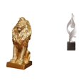 thumbnail image 1 of Figura de león, estatua de resina, escultura de arte abstracto, artesanía moderna, diseño creativo, delicada resina, ideal para el hogar, la oficina,, 1 of 8