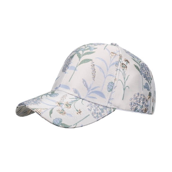 ibiyuan Women's Baseball Caps Womens Hats Stylish Unisex Floral Print Baseball Cap for Outdoor Sports and Casual Beach Wear
