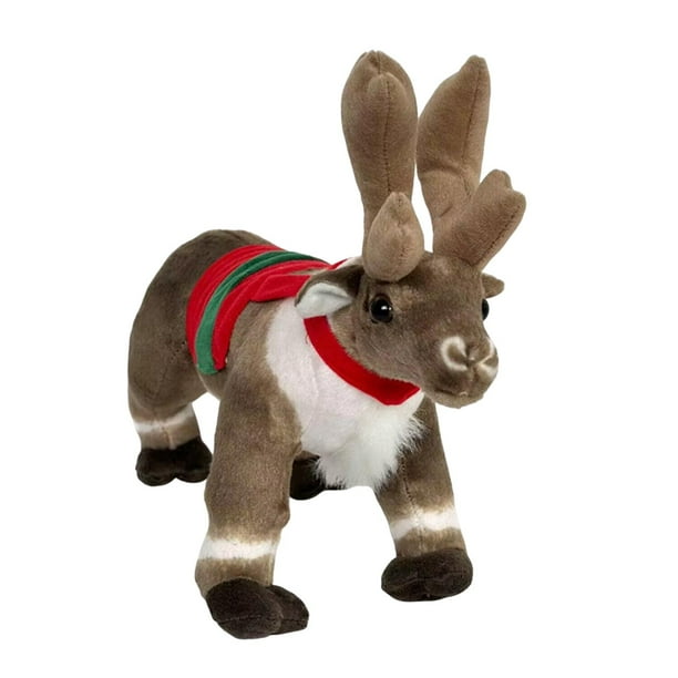 Reno navideño de peluche, adorable, regalo para niños y niñas. Estilo A