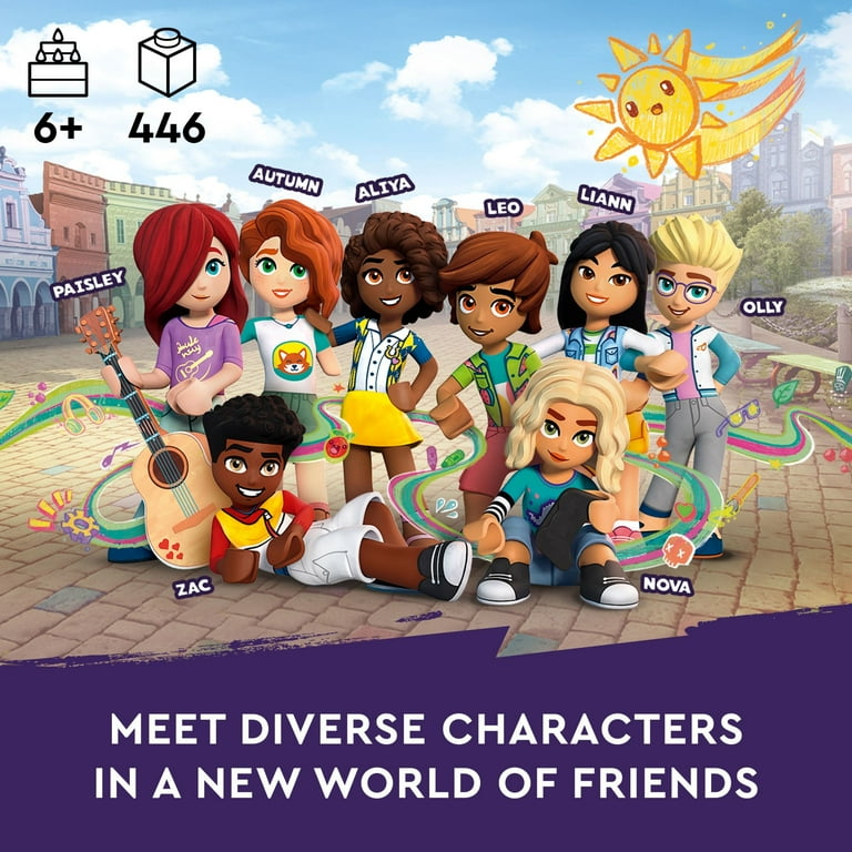LEGO Friends Newsroom Van 41749 Building Toy Set Creative Fun for Ages 6 includes Accessories So Kids Can Pretend to Film and Report the News A Fun Birthday Gift for Kids Who