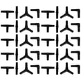 thumbnail image 1 of WORGEOUS 40pcs Aínea Airleta Tubo de aire Conector de la tubería de aire Adaptador de derivación de la bomba de oxígeno, 1 of 5