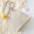 thumbnail image 2 of SHISUYAN Tote Beach Bags for Bag Shoulder Rattan Bag Purses For ( Beige ), 2 of 8