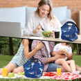 thumbnail image 7 of Herdesigns Blue Shark Insulated Neoprene Lunch Bag for Women Men Lunch Box Washable Reusable Lunch Tote Lightweight Lunch Handbag for Work Outdoor Picnic, 7 of 7