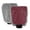 Burgundy Polka Dot, variant on Microfiber Car Wash Gloves With Chenille & Polyester Terry Scratch-Free Cleaning Elastic Cuffs Bows on A Brown&blue