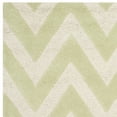 thumbnail image 4 of SAFAVIEH Cambridge Kaitlyn Geometric Wool Area Rug, Light Green/Ivory, 9' x 12', 4 of 6
