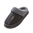 thumbnail image 4 of Men's Warm Plush Lined Slippers Waterproof House Shoes Thick Sole Anti Slip Indoor Outdoor Cozy Closed Toe Mules Winter Fuzzy Slippers, 4 of 5
