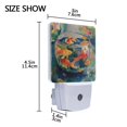 thumbnail image 4 of Yayeee LED Plug in Night Light for The Home with Auto Dusk to Dawn Light Sensors, 2 Pack, Green Goldfish, 4 of 6