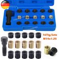 thumbnail image 1 of GETIT kit de Réparation de Filetage de Bougie d'Allumage inserts de Filetage de Robinet Ensemble Automobile M14x1.25, 1 of 5