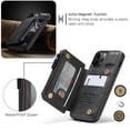 thumbnail image 5 of Wallet Case for iPhone 14 Pro（6.1"） for Men Women Girls, Kickstand Folio Flip Phone Case with Card Holder for Apple iPhone 14 Pro（6.1"） 2022, Black, 5 of 9