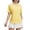 Yellow, variant on Women's Short Sleeve Sun Shirt UPF 50+ Quick Dry Workout Tops Lightweight UV Protection Shitrs Hiking Running Athletic White XL