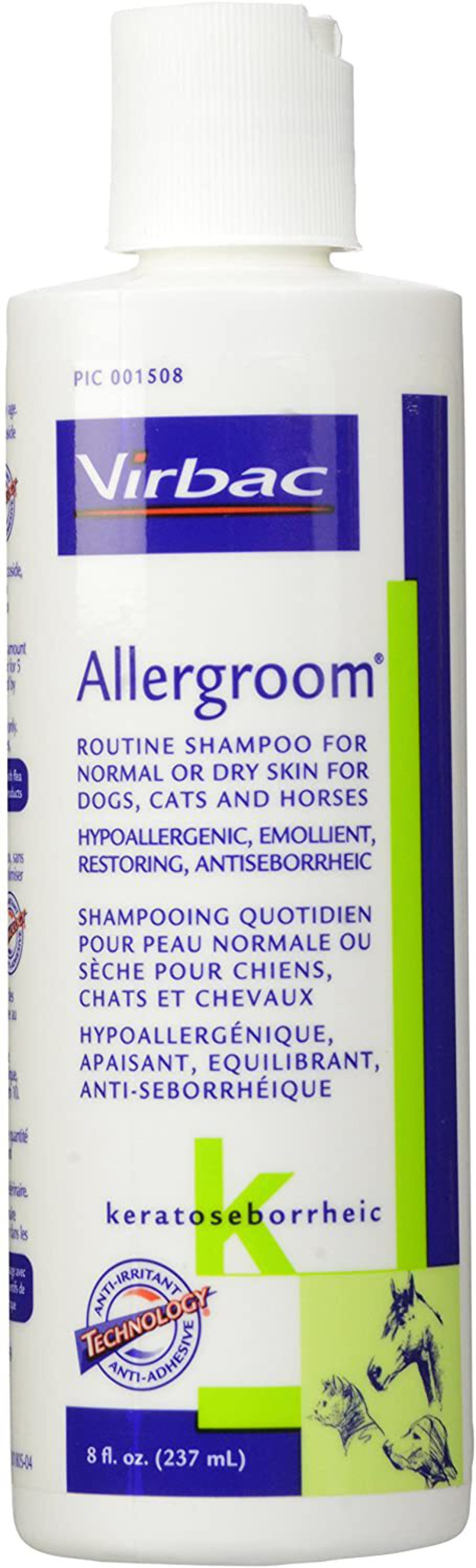 Allergroom Shampoo for Dogs Cats Horses 8 oz. - Walmart.com
