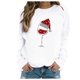 thumbnail image 2 of Puntoco Mujeres Casual Navidad Sudaderas térmicas Cuello Redondo Manga Larga Camisetas Sueltas Puntoco Puntoco-750, 2 of 3
