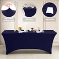 thumbnail image 3 of Mantel ABCCANOPY de elastano azul marino, elástico, 6 pies, ajustado, paquete de 2, 3 of 6