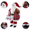 thumbnail image 3 of Adornos navideños de Papá Noel para niños menores de 18 años con bolsa de regalos de 46 cm, 3 of 6