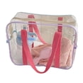 thumbnail image 4 of Bolso Maquillaje Aseo Transparente PVC Transporte Artículos Tocador Impermeable Portátil, 4 of 9