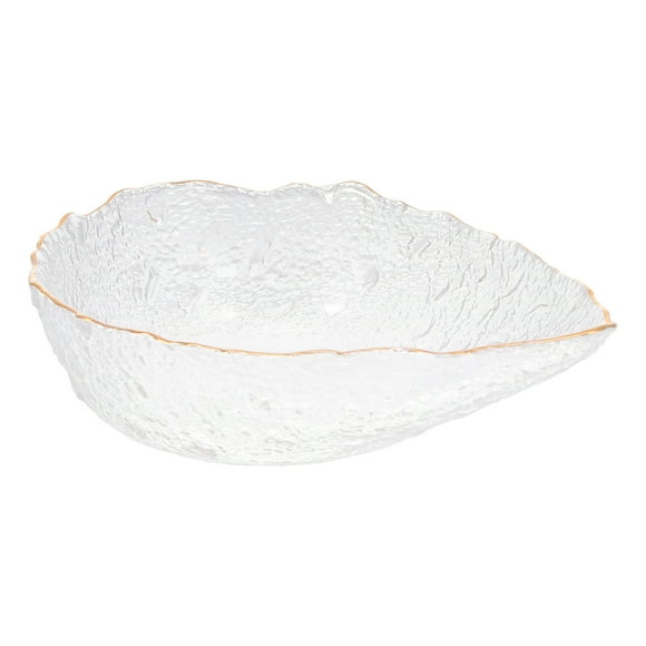 1pc vidrio vidrio vegetal ensalada mezclando cuenco agua gota forma postre fruta tazón