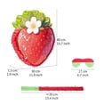 thumbnail image 6 of Dserhfy Strawberry Pinata Red Berry Pinata with Blindfold Bat Confetti Summer Fruit Themed Birthday Party Decoration for Kids Baby Shower Supplies, 6 of 8