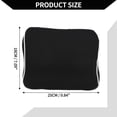 thumbnail image 3 of Almohada para el cuello del automóvil Almohada para reposacabezas del asiento del automóvil para el cuello y la espalda Espuma viscoelástica transpirable 1 pieza Negro Blanco, 3 of 6