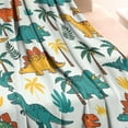 thumbnail image 3 of LightColor Cartoon Dinosaurs Palm Trees Pattern Blanket,Comfortable Soft Lamb Wool Throw Blanket,All Season,Warm Lightweight Blankets for Sofa Bed Couch Living Room Chair,30"x40", 3 of 4