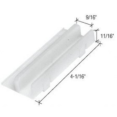 Crl 1 9 16 Wide Tub Enclosure Sliding Door Bottom Guide Bulk