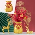 thumbnail image 3 of Maceta moderna para maceta, florero de escritorio, estantería, estatuilla, manualidades doradas, Feng Shui para estantería de habitación para decoraci Macarena florero, 3 of 8