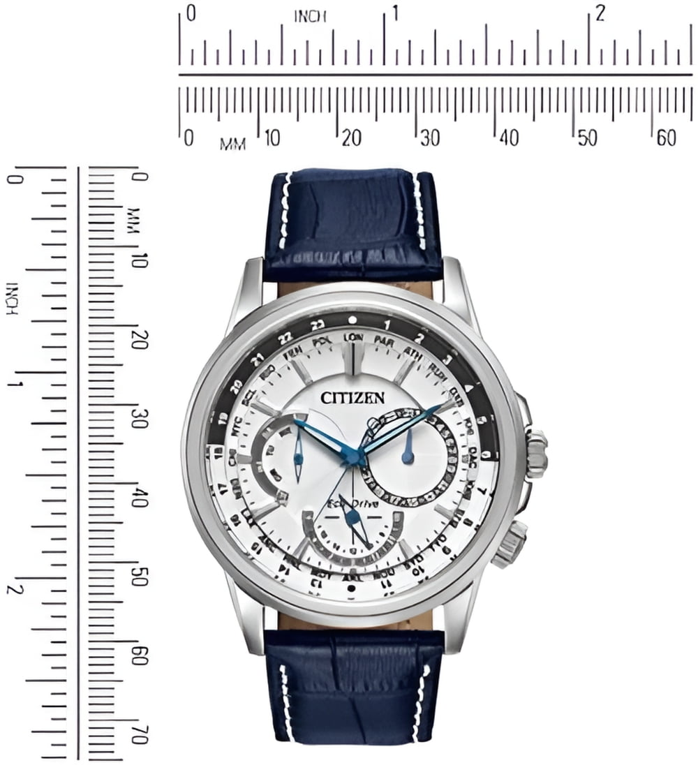 Citizen Men's Eco-Drive Calendrier World Time Watch BU2020-02A
