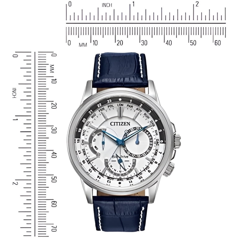 Citizen Men's Eco-Drive Calendrier World Time Watch BU2020-02A