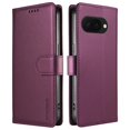 thumbnail image 2 of For Google Pixel 9a 6.3inch Phone Case Wallet, RFID Blocking Magnetic Buckle Flip Leather TPU Cover with Card Holder Wrist Strap Shockproof Phone Case,Purple,For Google Pixel 9a, 2 of 9