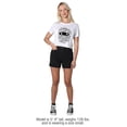 thumbnail image 3 of Popfunk Halloween Mummy Costume Women's Crop Top T-Shirt, White, Large, 3 of 3