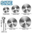 thumbnail image 3 of Precision Rotary Tool Accessories, High Speed Steel Cutting Wheel Set for Accurate Craftsmanship, Multipurpose Blades for Timber Plastic Aluminum, Dremel Compatible for DIY Projects, 3 of 7