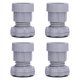 thumbnail image 3 of Almohadilla de Goma Zhivalor para lavadora soporte ajustable 4 Uds Gris, 3 of 8