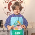 thumbnail image 2 of Chefclub Little Chef 100% Cooking Apron - Blue, Characters, 2 of 7