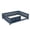 Blue, variant on Bellemave Queen Size Floor Bed with Bookshelf, Wood Montessori Beds with Slats and Safety Guardrail, Low Profile Queen Bed Frame with Fence, No Box Spring Needed (Natural)