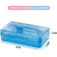 thumbnail image 6 of Aoznliie Pencil Box, Plastic Clear Pencil Case with Pouches for Students, Clear Pencil Pouch for School Desk Storage,9x5x3 inch, 6 of 6