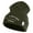 Olive, variant on Golden Dolphin US Submarine Veteran Logo Embroidered 12 inch Cuffed Knit YP Long Beanie - Black OSFM