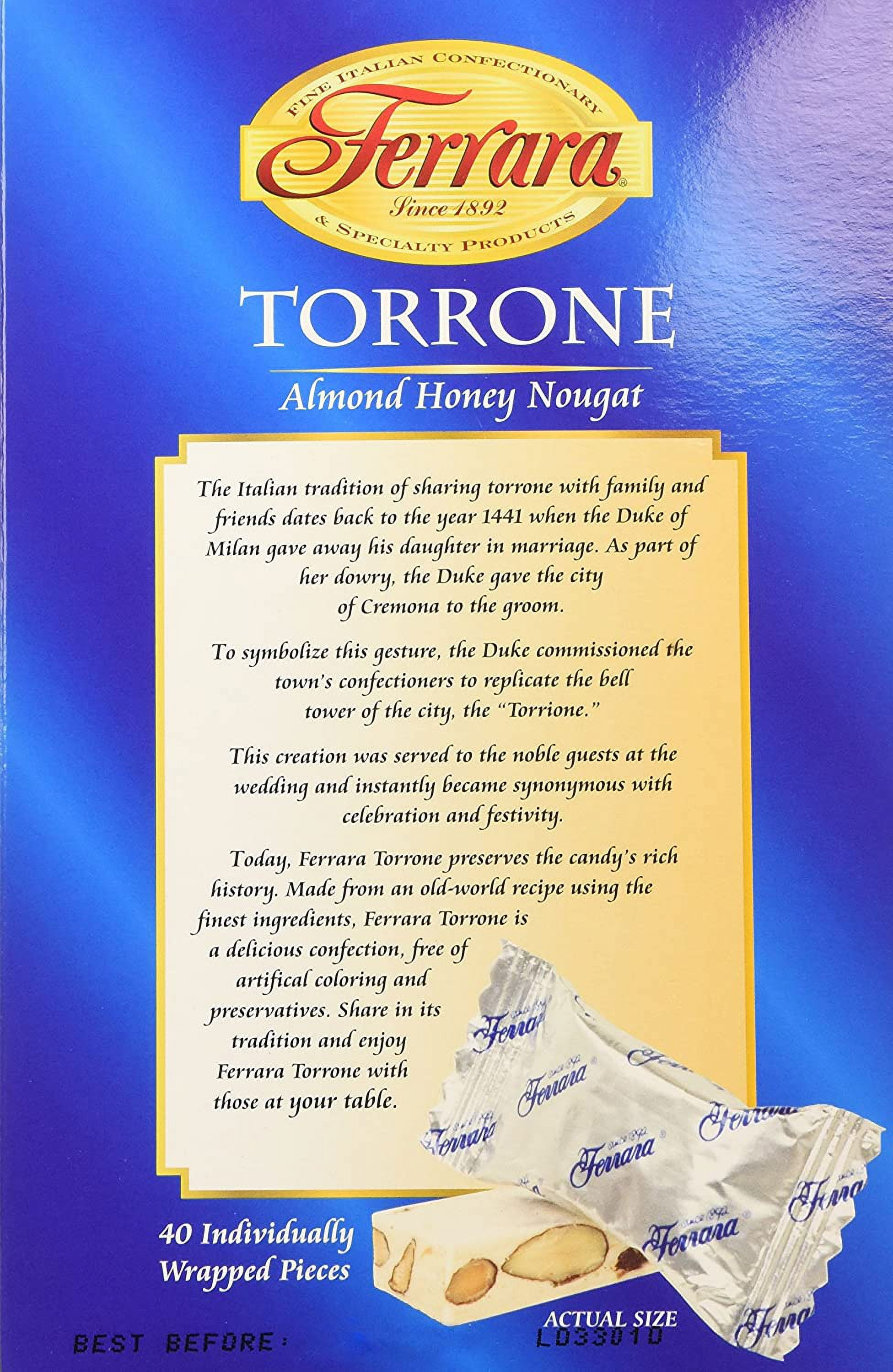 Ferrara Torrone Candy 40 Count