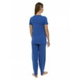 thumbnail image 2 of Pajama Set PJ Cotton Lounge Sleep Wear V-Neck Top & Long Pants by Lunarable, 2 of 3