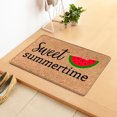 thumbnail image 1 of Furvclv Summer Hello Doormat 40 x 60cm/60 x 90cm Anti Slip Wear-resistant Floor Mat for Bedroom Bathroom Entrance, 1 of 9