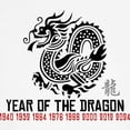 thumbnail image 3 of CafePress - Chinese New Year Of The Dragon Ringer T - 100% Cotton Ringed T-Shirt, 3 of 4